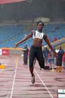 Phyllis Agbo, long jump at the 2012 England and North Champs.